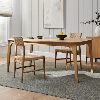 Plumas 71" Dining Table - White Oak