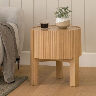 Fortra Side Table - White Oak