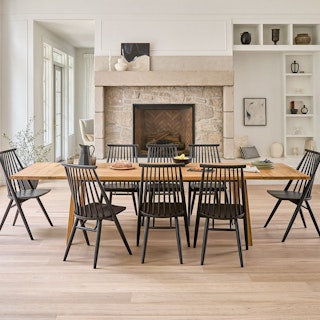 Madera 86" - 125" Solid Wood Extendable Dining Table  - Oak