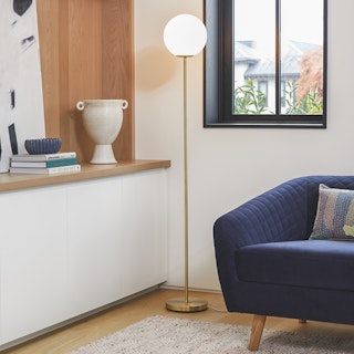 Moon Floor Lamp - Gold