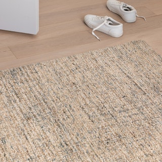 Loopi 8 x 10 Wool Rug - Pebble Sand 
