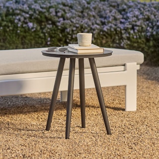 Halden Outdoor Small Side Table - Dark Charcoal