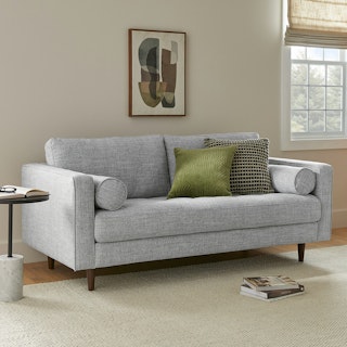 Sven 72" Tufted Loveseat - Stone Gray