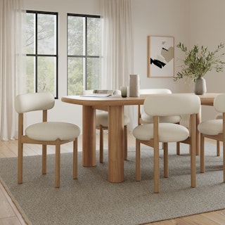 Adel 82.5" Dining Table - White Oak