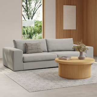 Beta 98" Modular Sofa - Welsh Gray