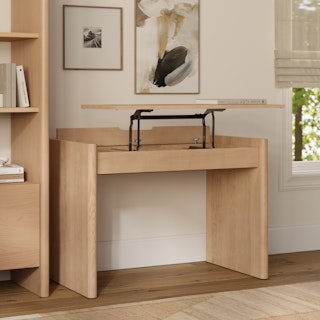 Torme 44" Standing Desk - White Oak