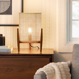 Kana Table Lamp - Cane