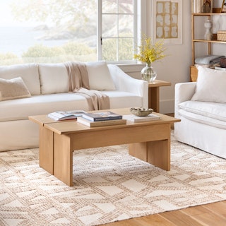 Karl 46" Lift-Top Coffee Table - White Oak