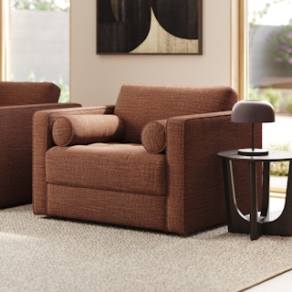 Sven 45.5" Sleeper Chair - Napa Rust